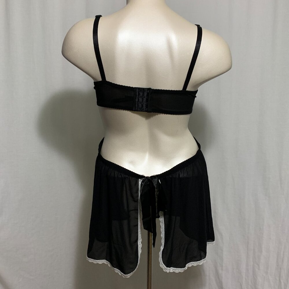 Torrid Lingerie Lace French Maid Apron Skirt Costume Halloween Plus 4 26 - Picture 4 of 5
